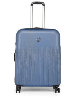 Delsey - Lima Blue 55cm Expandable Cabin Suitcase