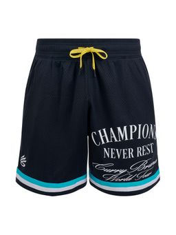 Under Armour - Men Black Curry Tour Mesh Shorts