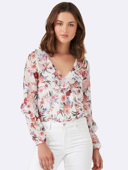 Forever New - Celeste Ruffle Wrap Bodysuit