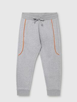 United Colors of Benetton - Grey Boys Solid Regular Fit Joggers