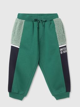 United Colors of Benetton - Boys Colourblock Regular Fit Joggers