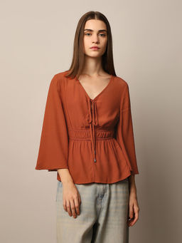 ONLY - Gathered Viscose Top
