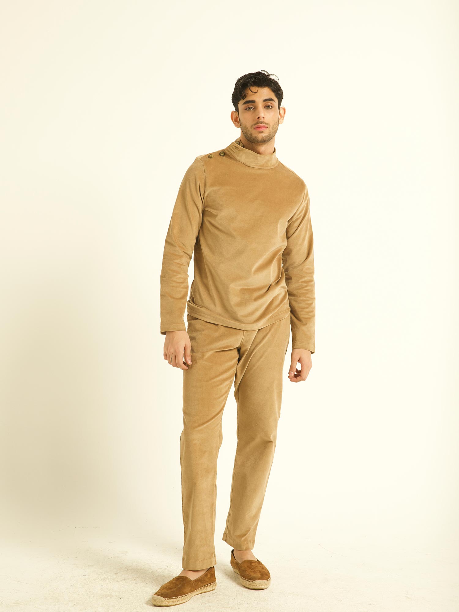 dash and dot Relaxed Corduroy Pant 