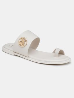 U.S. POLO ASSN. - Women Off White Astrel Slip On Flats