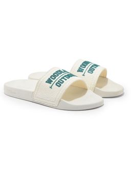 WOODLAND - White Sliders for Men