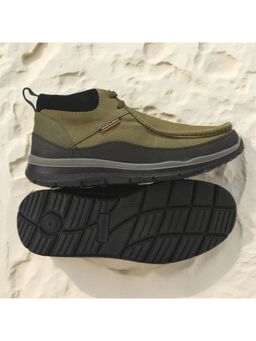 WOODLAND - Olive Green Casual Boots for Men