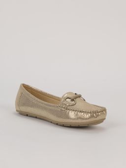 SCENTRA - Women Gold Loafers
