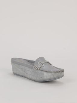 SCENTRA - Women Grey Heels Mules