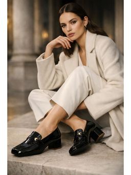 SCENTRA - Women Black Loafers