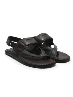 WOODLAND - Black Sandals for Men