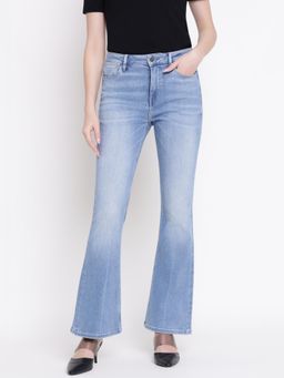 Guess - Women Flare Snowdonia Solid Bootcut Fit Denim Jeans