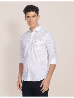 U.S. POLO ASSN. - Chest Pocket Geometric Shirt