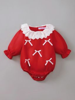 Hopscotch - Red Solid Onesie