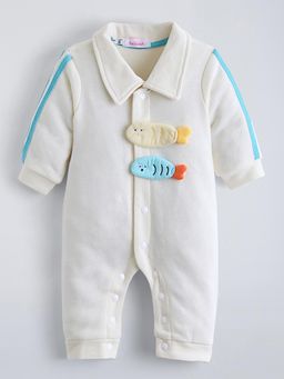 Hopscotch - White Solid Romper