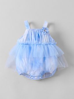 Hopscotch - Blue Tie & Dye Onesie