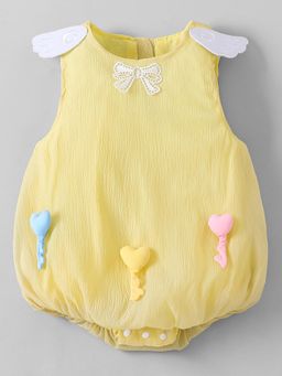 Hopscotch - Yellow Solid Onesie