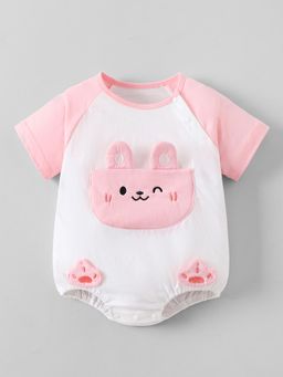 Hopscotch - Pink Printed Onesie