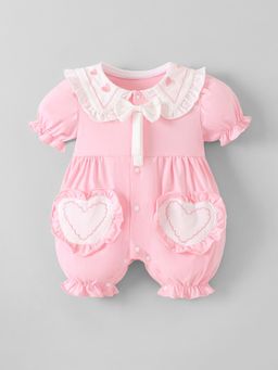 Hopscotch - Pink Solid Onesie