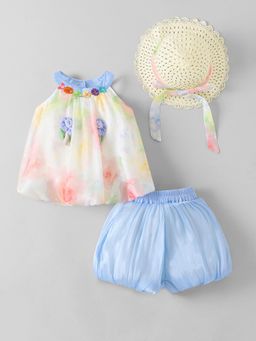 Hopscotch - Multi-Color Tie & Dye Top and Shorts