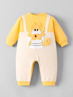 Hopscotch - Yellow Colorblock Romper