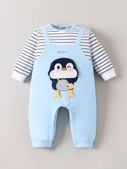 Hopscotch - Blue Stripes Romper