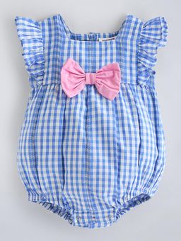 Hopscotch - Blue Printed Onesie