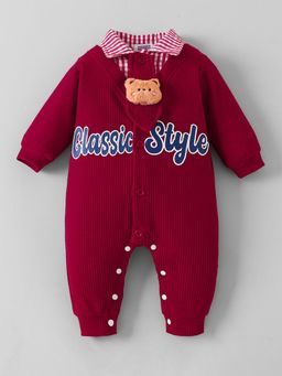 Hopscotch - Red Typography Romper