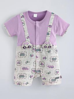 Hopscotch - Lavender Printed Romper