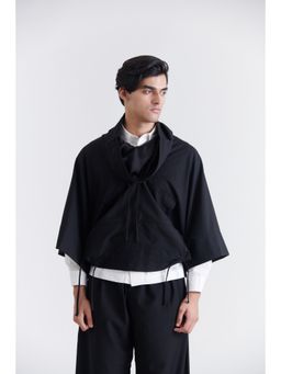 No Grey Area - Black Anorak Hoodie