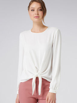 Forever New - Arina Tie Front Blouse