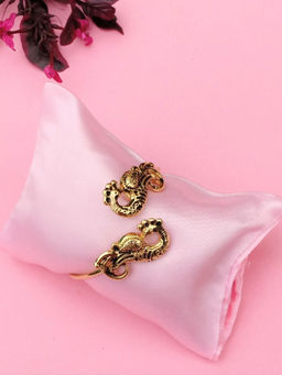 Estele - Gold Plated Antique Peacock Dazzling Bracelet for Women