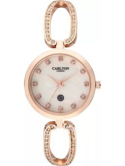 Carlton London - Analog Watch - White