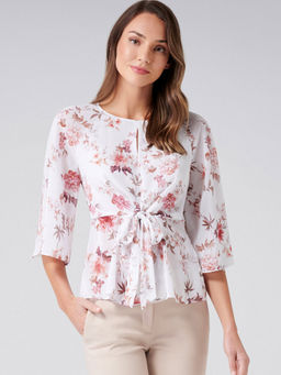 Forever New - Jodie Tie Front Blouse
