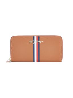 Tommy Hilfiger - Lexi Leather Zip Around Wallet Handbag - Tan