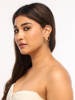 White Lies - Gold Star Ear Cuff