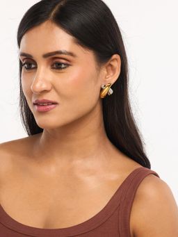 White Lies - Multi-Color Cross Earrings