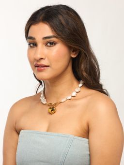 White Lies - White Pearl Necklace