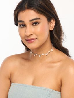 White Lies - Pearl Stone Choker