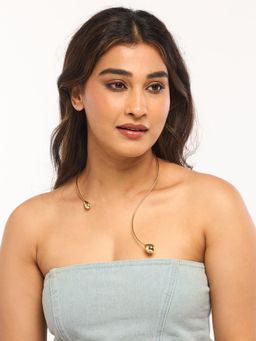 White Lies - Gold Teardrop Necklace