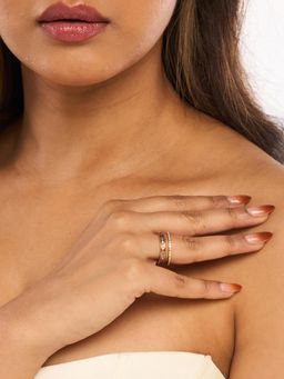 White Lies - Purple Stone Ring