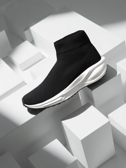 Off Limits - Bareform Black Shoes