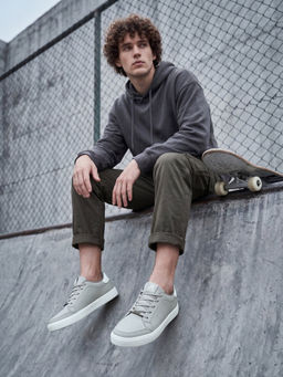 Off Limits - Skyline Light Grey Lace-Ups Sneaker