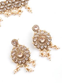 Odette - Grey Mixed Metal Detailing Jewellery Set