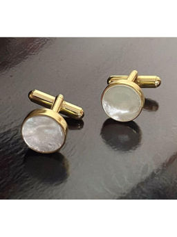 VARNIKA ARORA - Mop White Cufflinks