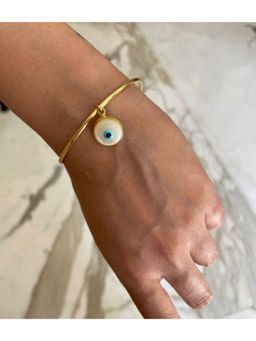 VARNIKA ARORA - White Evil Eye Bangle