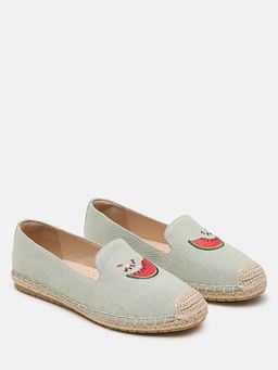 PAZZION - Women's Light Green One In A Melon Espadrilles