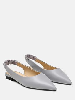 PAZZION - Women's Grey Rita Sparkle Slingback Sandals