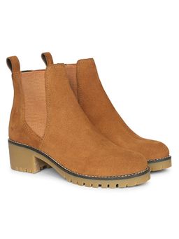 Viviblu - Brown Suede Chelsea Boots