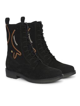 Viviblu - Black Suede Casual Boots