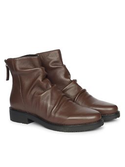Viviblu - Dark Brown Suede Casual Boots